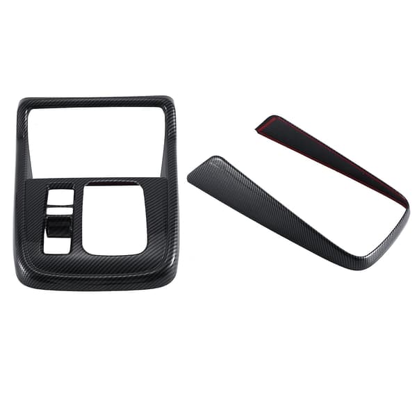 1 set Car Carbon Fiber Central Control Gear Shift Panel Decal Interior Modification För -v 2022 202