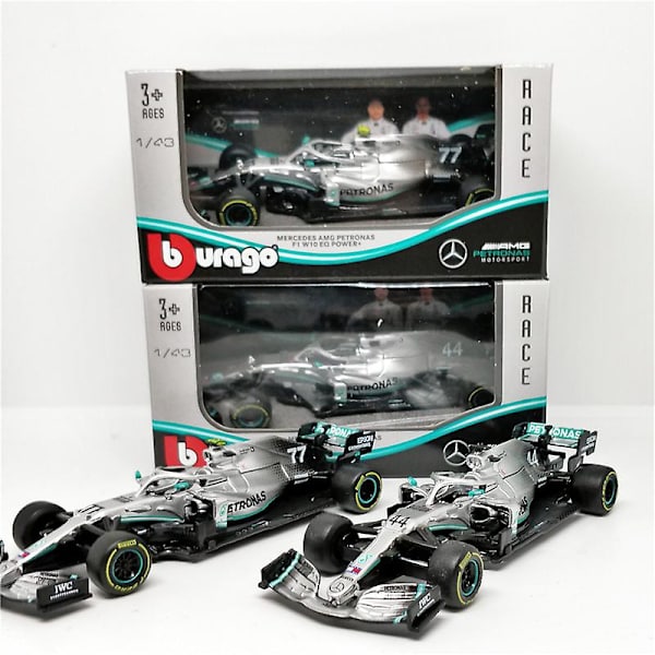 Bburago 1:43 F1 2019 Benz Amg Petronas W10 Eq Power Formula Yksi Diecast-kilpa-auto