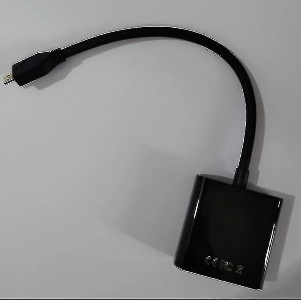 Mikro Hdmi til Vga konverter Micro HDMI til Vga videokonverteringskabel 1080p 0,2m2pack