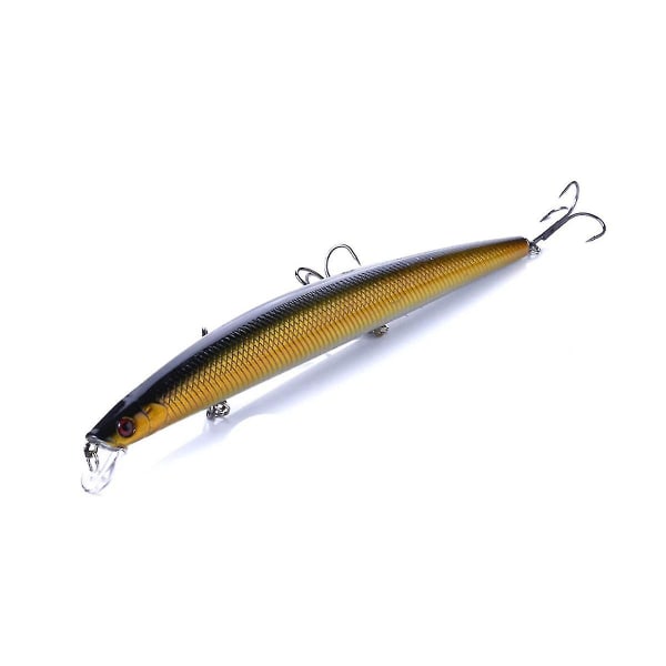 10 stk. blandet farve sæt 18cm 246g kroge naturtro agn bas wobbler crankbait