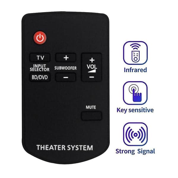 N2qayc000043 Erstatningsfjernkontroll for teatersystem Sc-htb520 Su-htb520 Su-htb527 Sc-htb527