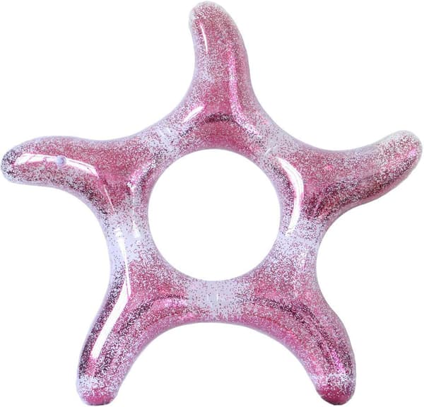 Femtakset Stjerne Oppustelig Bade Ring Polygon Bade Ring PVC