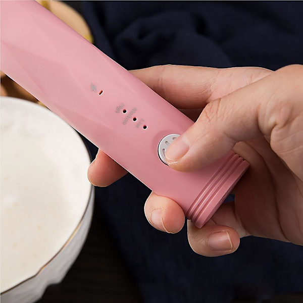 Melkeskummer USB Oppladbar Håndholdt Elektrisk Skumprodusent 3-trinns