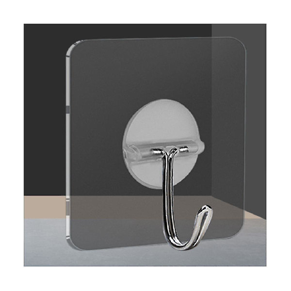 Hängare Duty Hooks, Transparenta Återanvändbara Sömlösa Hängare Fo