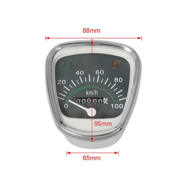 Motorcykel Digital Odometer Speedometer Tachometer Guage Til