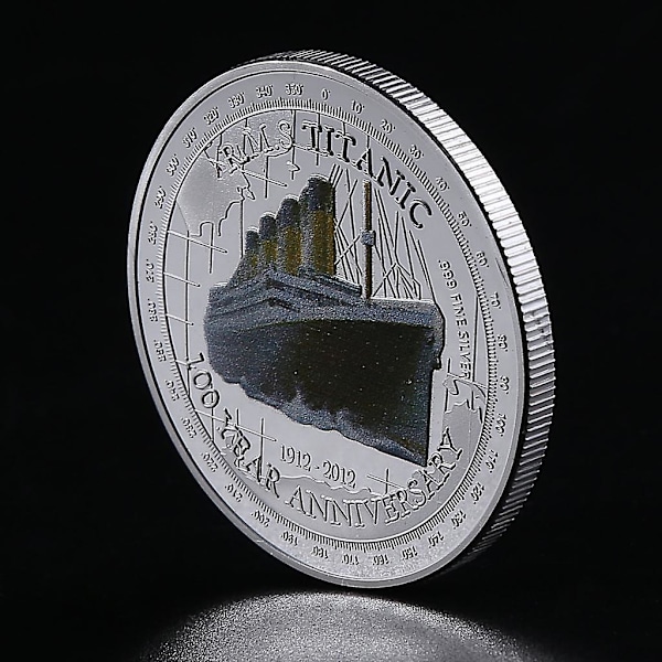Titanic Mønt Titanic Mønstre Kærlighed Mindemønter Håndværk Mønter Zink Legering Materiale Perfekte Gaver til Møntsamlere