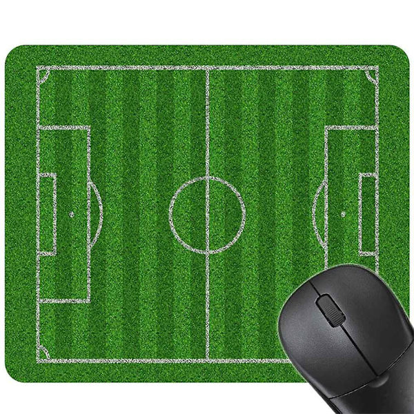 Men Boys 24x20cm Fotballbane Gaming Musematte Gummimusematte