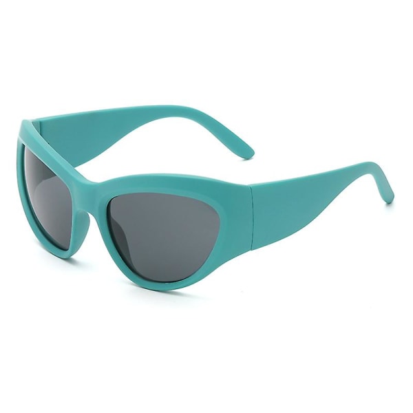 Green Frame Fashion Street Sports Glasses