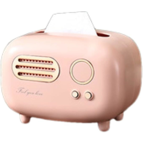 Kreativ servettbehållare vardagsrum lätt lyx hem matsal papper låda fjärrkontroll C large pink