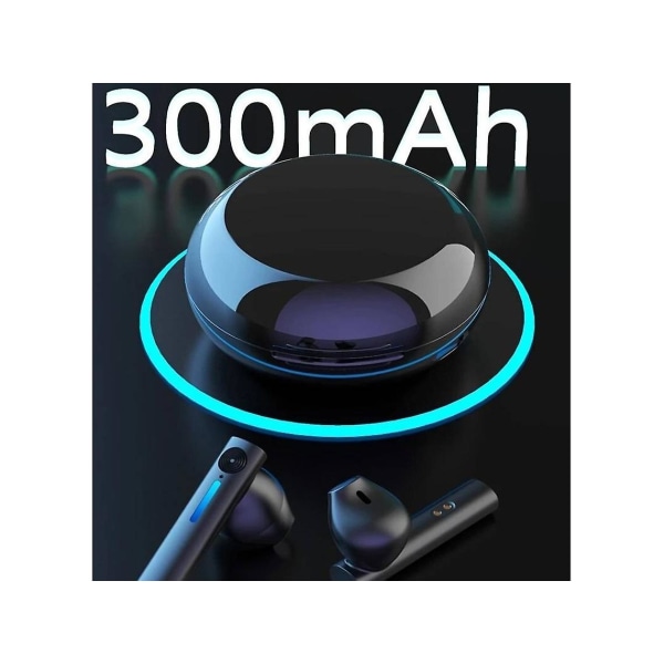 Hörlurar True Wireless Bluetooth T15-1 (In Ear - Mikrofon - Svart)