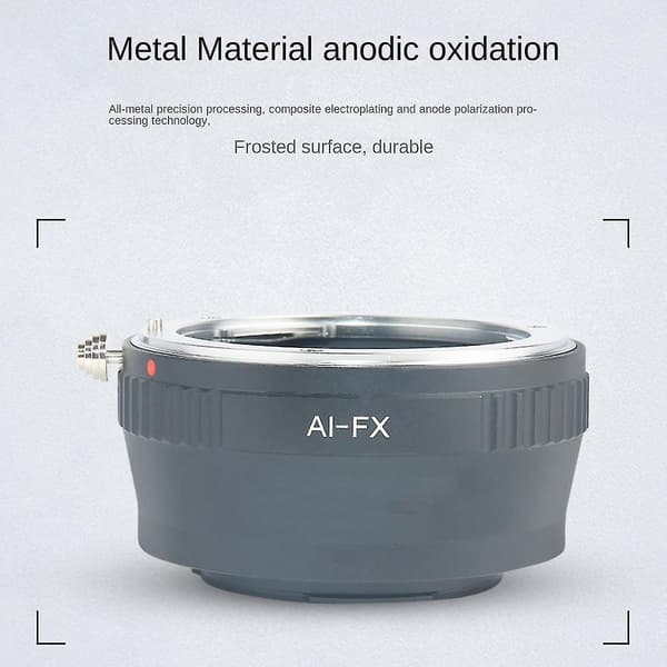 Ai-fx objektivadapterring til Ai-objektiv til Forfuji X-serie