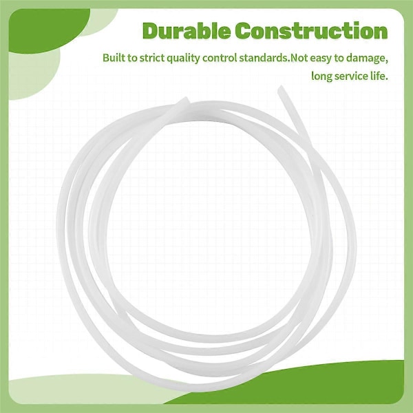 2 Meter PTFE-slang (4,0 mm ytterdiameter/2,0 mm innerdiameter) 1,75 mm filament för 3D-skrivare
