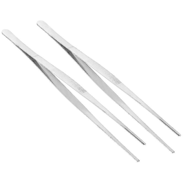 2 st kit Rs grilltång mindre stålmatklämma Bbq köttbiff tång bar barten