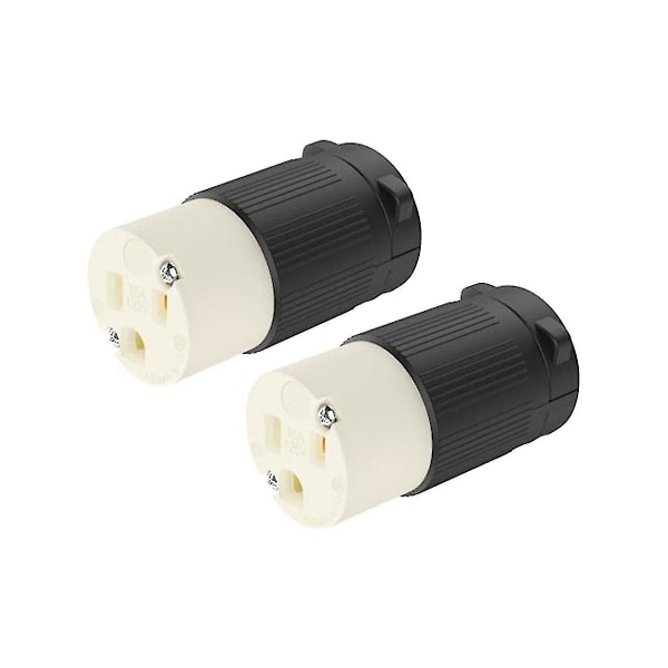 2-pack Nema 5-15r sladdkontaktuttag uttag Fe pluggutbyte sladduttag 15 Amp 125