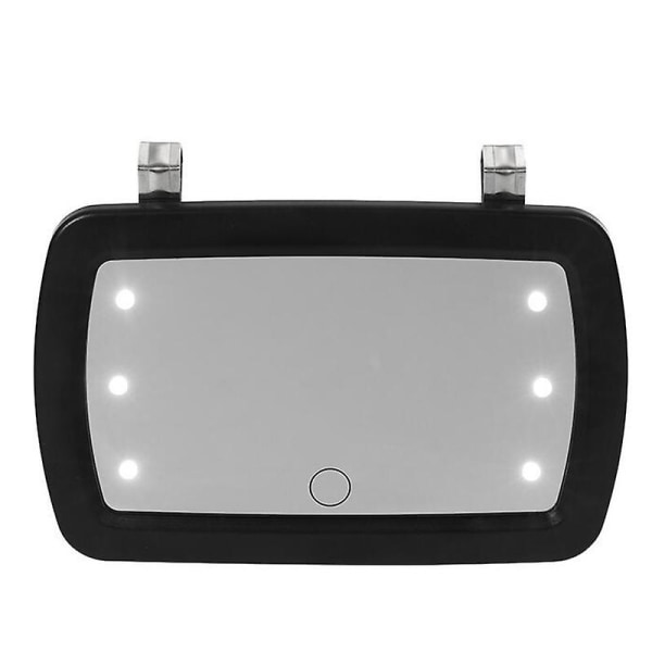 Bilsolskærm Makeup Spejl Solskærm Kosmetisk Led Spejl Touch Switch Hd Spejl