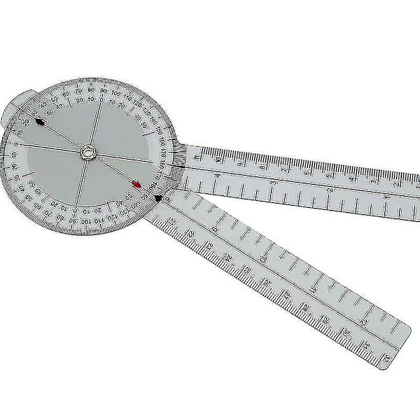 13 tommers 33 cm kalibrert goniometer medisinsk leddlinjal 360 graders rekkeviddeverktøy