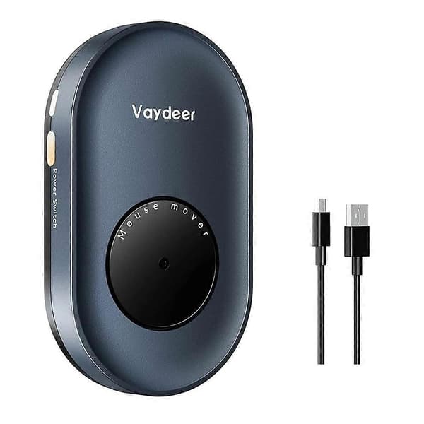 VAYDEER Mus Jiggler Mus Bevægelsessimulator med ON/OFF Switch til Computer Aktivering