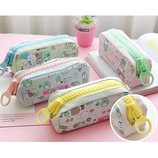 Pennfodral för tonåringar, flickor och pojkar, Kawaii, skolmaterial