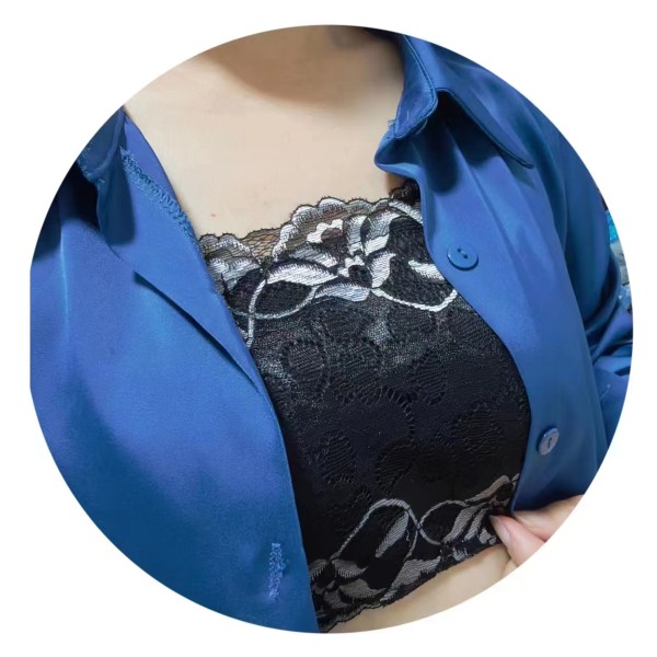 5 stk Lady Lace Clip-on BH Modesty Panel Vest 5