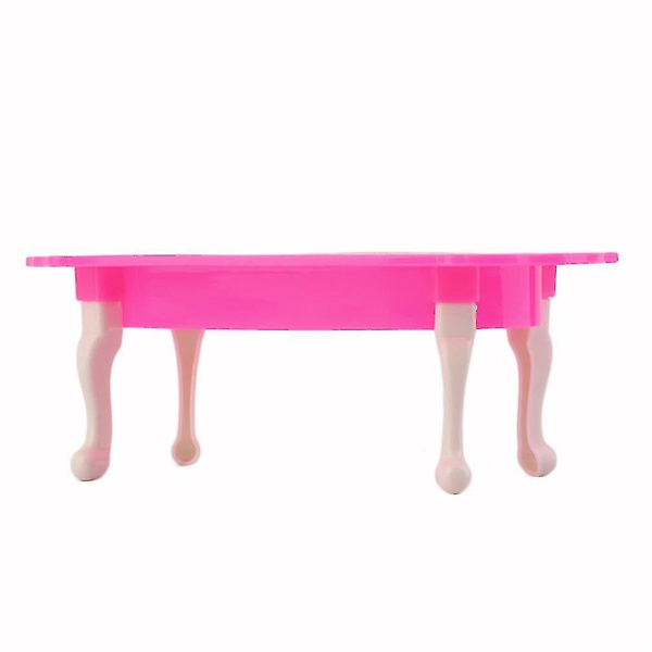 6 st leksaker för Barbie docka soffa stol soffa skrivbordslampa möbelset demonterad