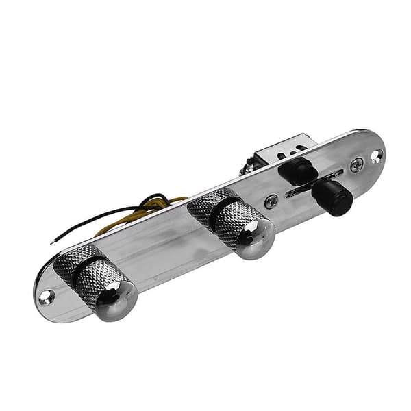 Tele Gitarr TL Kontrollplatta Panel & Rattar Ersättning för Tele Style Gitarr Silver