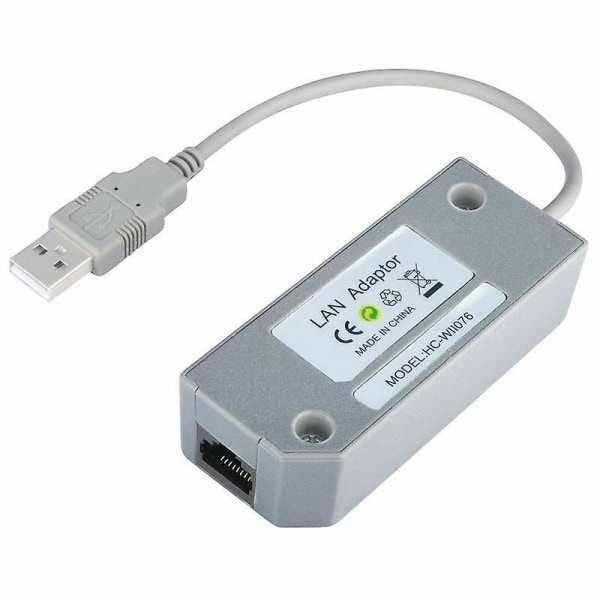 USB Internet Lan nätverksadapter Anslutning för Nintendo Wii/ Wii U/switch