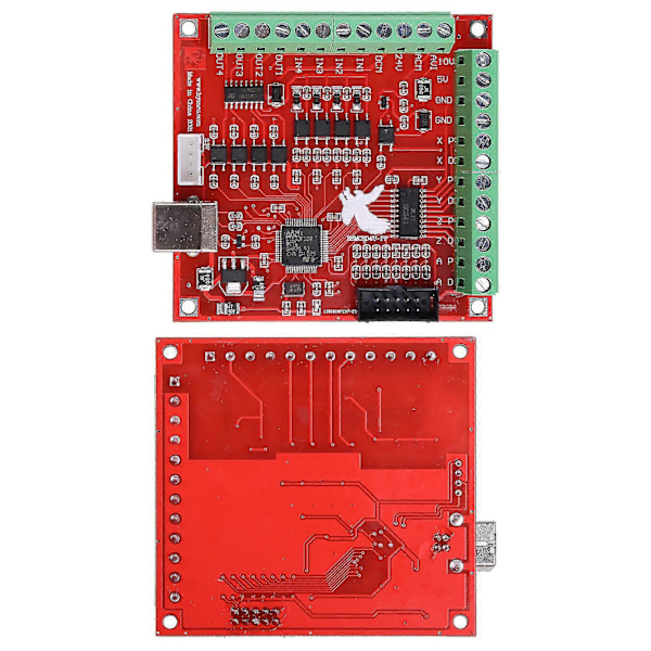 4-akset Mach3 Trindemotorstyringskort Breakout Board USB-interface