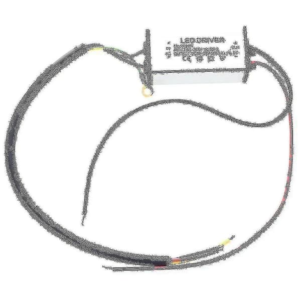 2x LED-lampe transformator driver strømforsyning DC 36V 20W vanntett