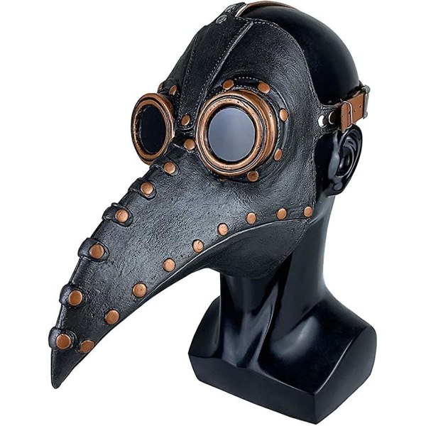 Doctor Plague Mask Raven Mask, Steampunk Proboscis Beak Mask