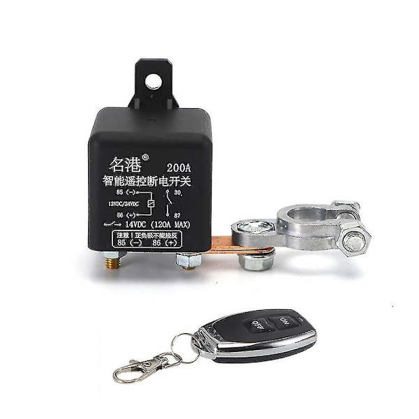 Bil Auto Universal Trådløs Fjernbetjening Batteri Afbryder Intelligent Afbryder Relæ Bilbatteri Afbrydelse Afbryd Isolator Afbryder-150a-1stk Fjernbetjeninger C