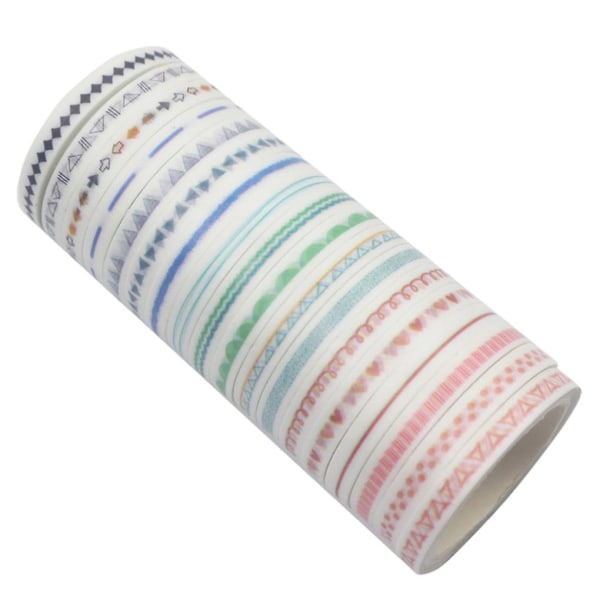 Washi Tape Papir Scrapbooking Tilbehørssæt Med Ekstraordinært Design 1 Sæt