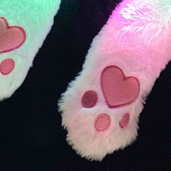 Kaninhatt med rörliga öron Hoppande Hatt Rolig Bunny Plysch Hatt Keps för Kvinnor