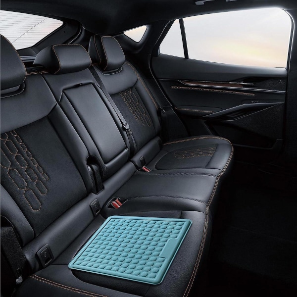 Tjock kylande sittdyna | Andningsbar halkfri rullstolsdyna Ventilationsdyna - Värmeavledning Kylning undersätesöverdrag för bilpickup SUV