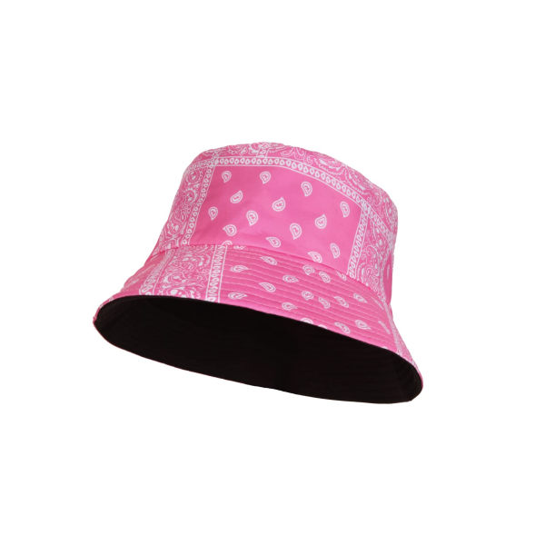 Bucket Hat Vår Sommar Mode Fisherman Beach Sun Vikbar Cashew Flowers Cap