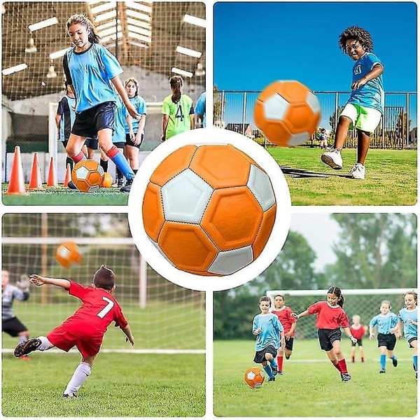 Curve Fotboll 20cm Eva Gummi Swerve Boll Flexibel Elastisk Kickerboll För Pojkar Flickor Tonåringar Barn