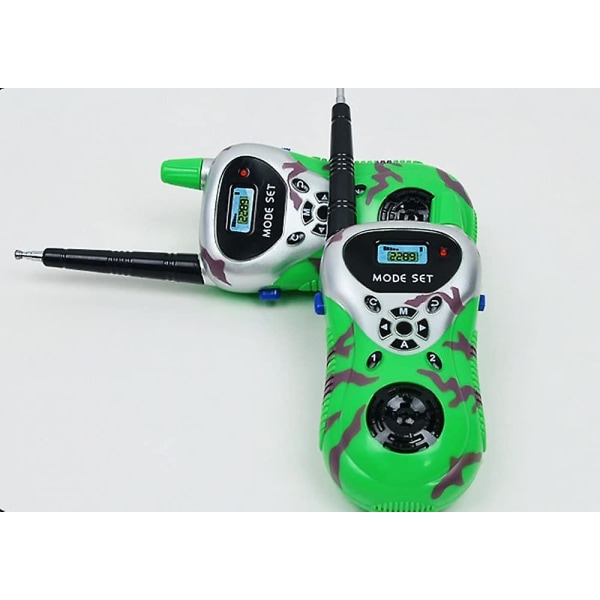 Talk Distance 50 Meters Lasten Walkie Talkie (vihreä)