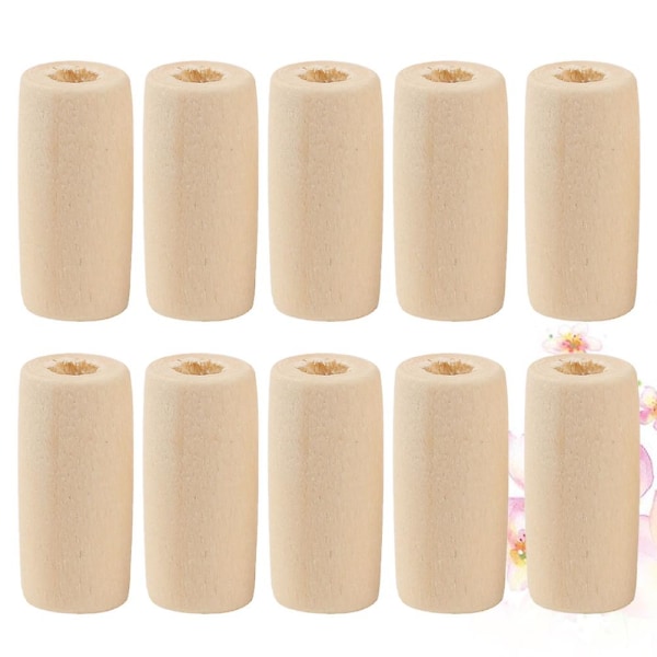 100 st pärlhalsband träpärlor träpärlor bulk trä lösa pärlor