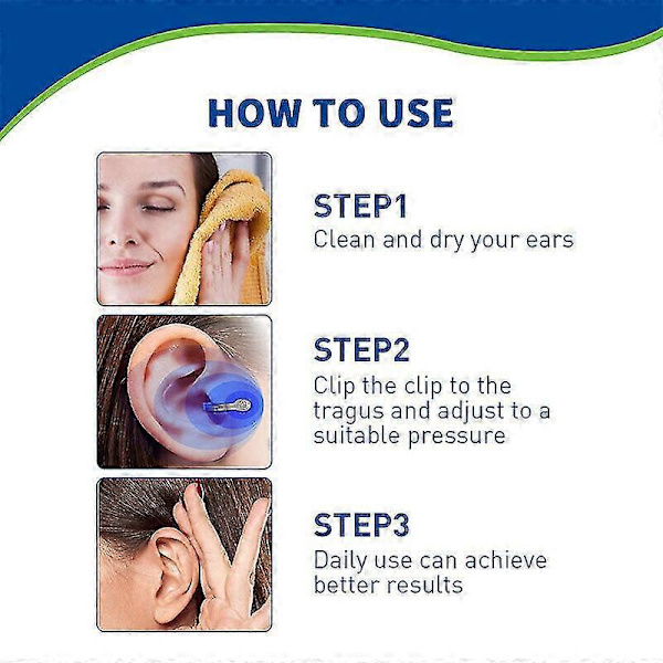 2x Tinnitus Relief Device För Ringande Öron Stoppa Öron Ringande För Män Kvinnor