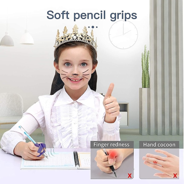 Blyantgrep for barn Håndskrift Ergonomisk 5 fingre blyant
