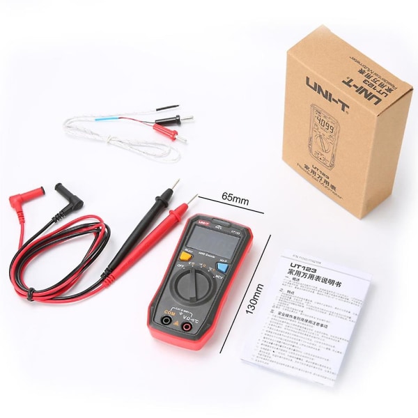 Auto Range Digital Multimeter Temperature Ut123 Data