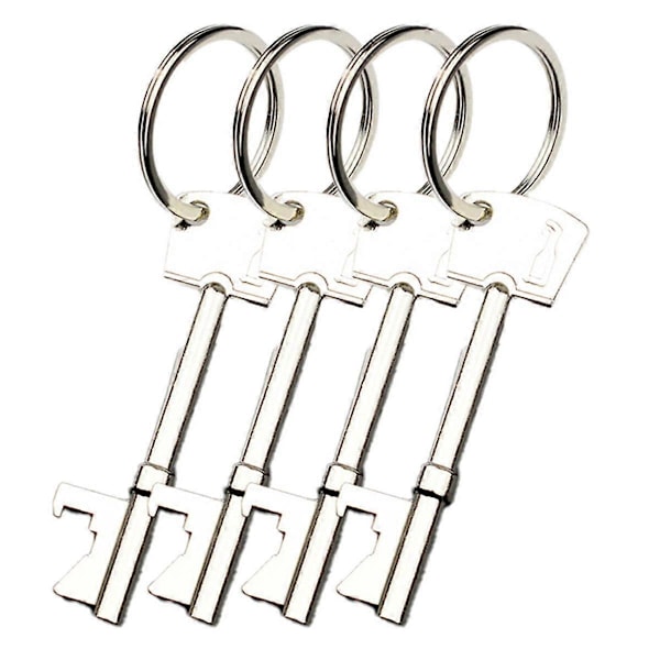 Keyportable Flaskeåbner Ølflaskeåbner Vedhæng Ring Nøglering Køkkenværktøj Simulation Metal Nøglering Flaskeåbner