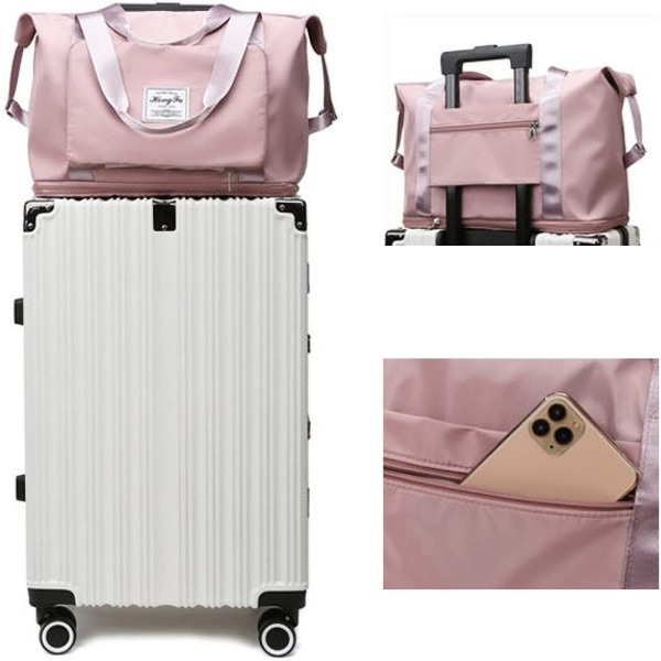 Foldelig rejsetaske med stor kapacitet, bærbar foldbar rejsetaske