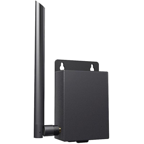 Waterproof Outdoor 4G Router with SIM Card Slot 5Dbi Antenna Wall Router for IPC Max 15 Devices High Security EU Version EU Version Black