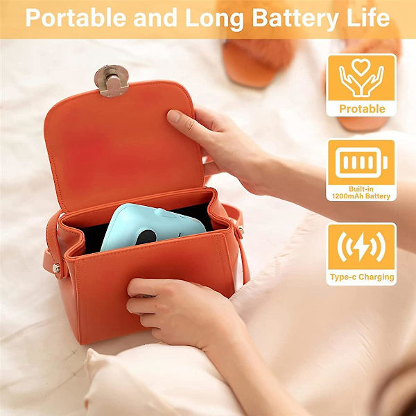 Tarratulostimekone teippikooditarratulostimella - Mini kannettava Bluetooth-lämpötarratulostimet, Gree