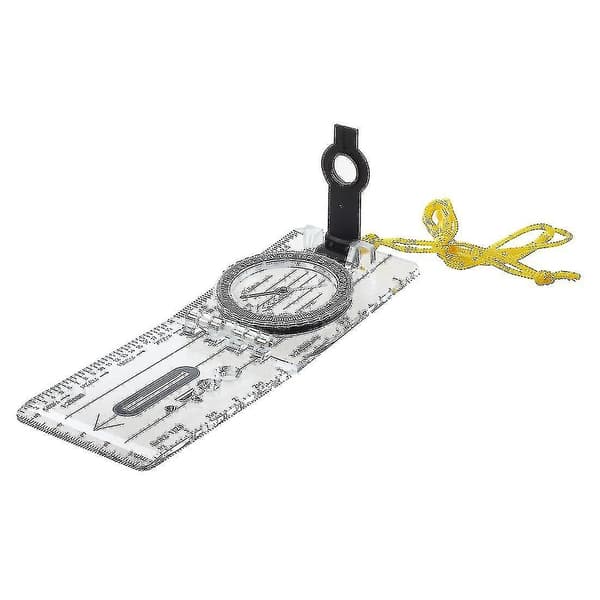 Foldbar Navigation Camping Baseplate Kompas Lineal Kort