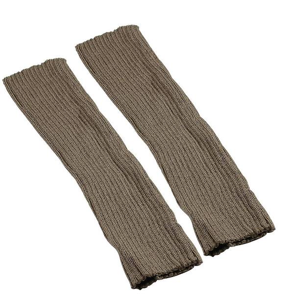1 Pari Leg Socks Talv lämpimänä pitävät Jalkaholkit Makeat Värit Neulotu