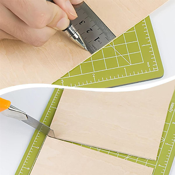 10 x Vanerilevyt, A3 Puupaneeli, Sahauspuu DIY-puutöihin, Laserkäsittelyyn, Malli Ma