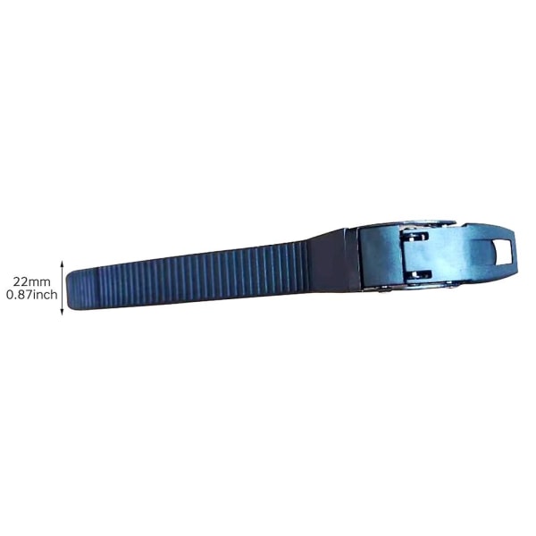 2 sett justerbar lengde med spenne Enkel installasjon Praktisk Inline Skate Strap Set