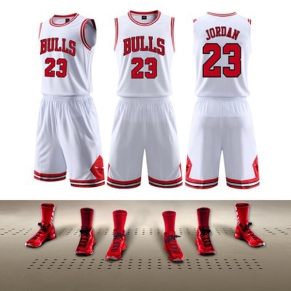 #NBA 22/23 Bulls # 23 Ærmeløs Sweatshirt Børn Voksen Basketball Trøje Sæt 2XL