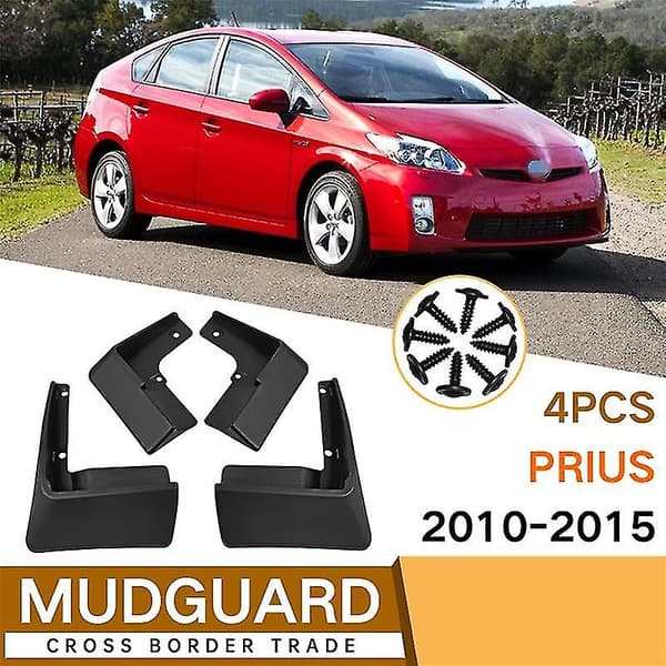 Bilskærme til Prius 2010-2015 Stænklapper Stænkskærme Dækbeskyttelse Biltilbehør